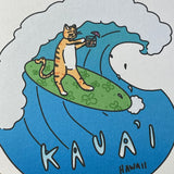 Cheeto Catches A Wave Card - Hawaii Cat, Surfing