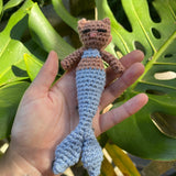 Crochet Mewrmaid - Organic Cotton, Amigurumi, Cat