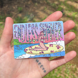 Endless Summer Small - Sticker, Surfer Girl, Hawaii Life, Glitter