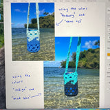 Wavy Coozie Crochet Pattern - Ocean Waves, Tapestry Crochet,  Cute Can Cover