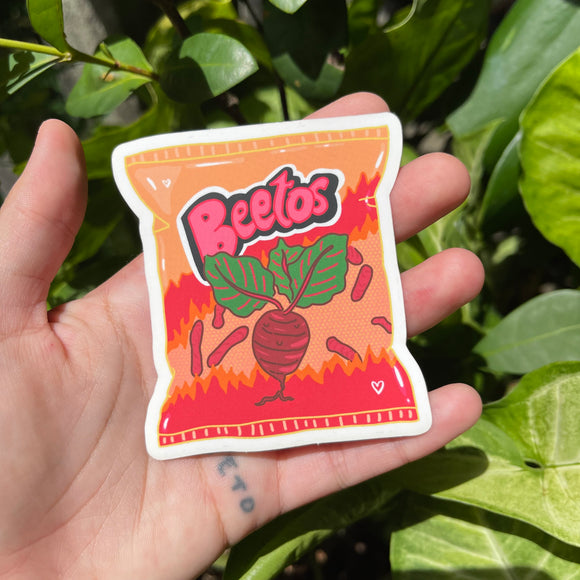Beetos! - Sticker, Punny