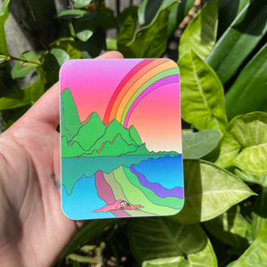 Sunset Swim - Rainbow, Hawaii Life, Float