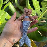 Crochet Mewrmaid - Organic Cotton, Amigurumi, Cat