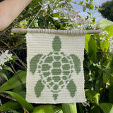 Honu Tapestry - Sea Turtle, Wall Hanging, Crochet