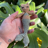 Crochet Mewrmaid - Organic Cotton, Amigurumi, Cat