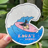 Surfing Doggies - Hawaii Life, Sticker