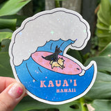 Surfing Doggies - Hawaii Life, Sticker