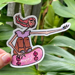 Peachy Skate - Sk8r Girl, Sticker