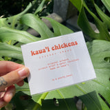 Kaua’i Chickens - Sticker Sheet, Chicks, Hen, Rooster, Hawaii Life