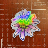 Lilikoi Flower - Sticker, Rainbow, Passion Fruit, Groovy Baby