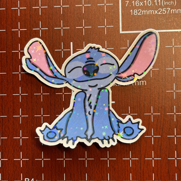 Disney Lilo Stitch Nerdy Stitch Sticker by Mio Marta - Fine Art America