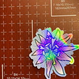 Lilikoi Flower - Sticker, Rainbow, Passion Fruit, Groovy Baby