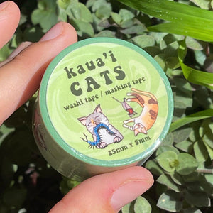 Kaua’i Cats - Washi Tape, Decorative, Kitties, Paper Tape