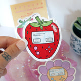 Growing Handheld Game Consoles - 2 Glossy Vinyl Stickers, Neopets Inspired, 90s Kid, Nature Dork