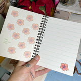 Aloha Notebook - Holographic, Handmade, Recycled Paper, Y2K Fashion,