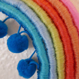 Whimsical Rainbow - Wall hanging, Handmade, Dreamy Art