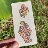 Hawaii Ginger Bookmark - Holographic, Cute, Down to Earth, Double Sided