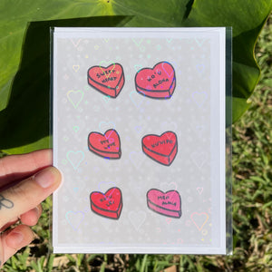 Love You - Recycled Paper Card, Hawaii Sweethearts, Terms of Endearment