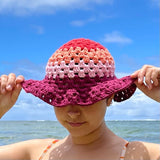 Crochet Bucket Hat - Organic Cotton, Handmade, Unique