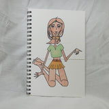 Peachy’s Outfits - Flip Book, Handmade, Recycled Paper, Fashionista, Y2K Style