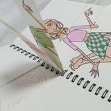 Peachy’s Outfits - Flip Book, Handmade, Recycled Paper, Fashionista, Y2K Style