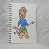 Peachy’s Outfits - Flip Book, Handmade, Recycled Paper, Fashionista, Y2K Style