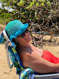 Crochet Bucket Hat - Organic Cotton, Handmade, Unique