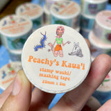 Peachy’s Kaua’i (Older Design)- Stamp Washi, Masking Tape, Hawaii Life, Beach Girl