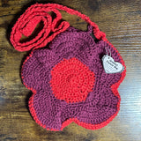 Crochet Flower Bag - Organic Cotton, Y2K, Fairy, Unique, Handmade