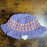 Crochet Bucket Hat - Organic Cotton, Handmade, Unique