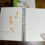 Princess the Cat Notebook - Holographic Covers, Recycled Paper, Cat Artwork